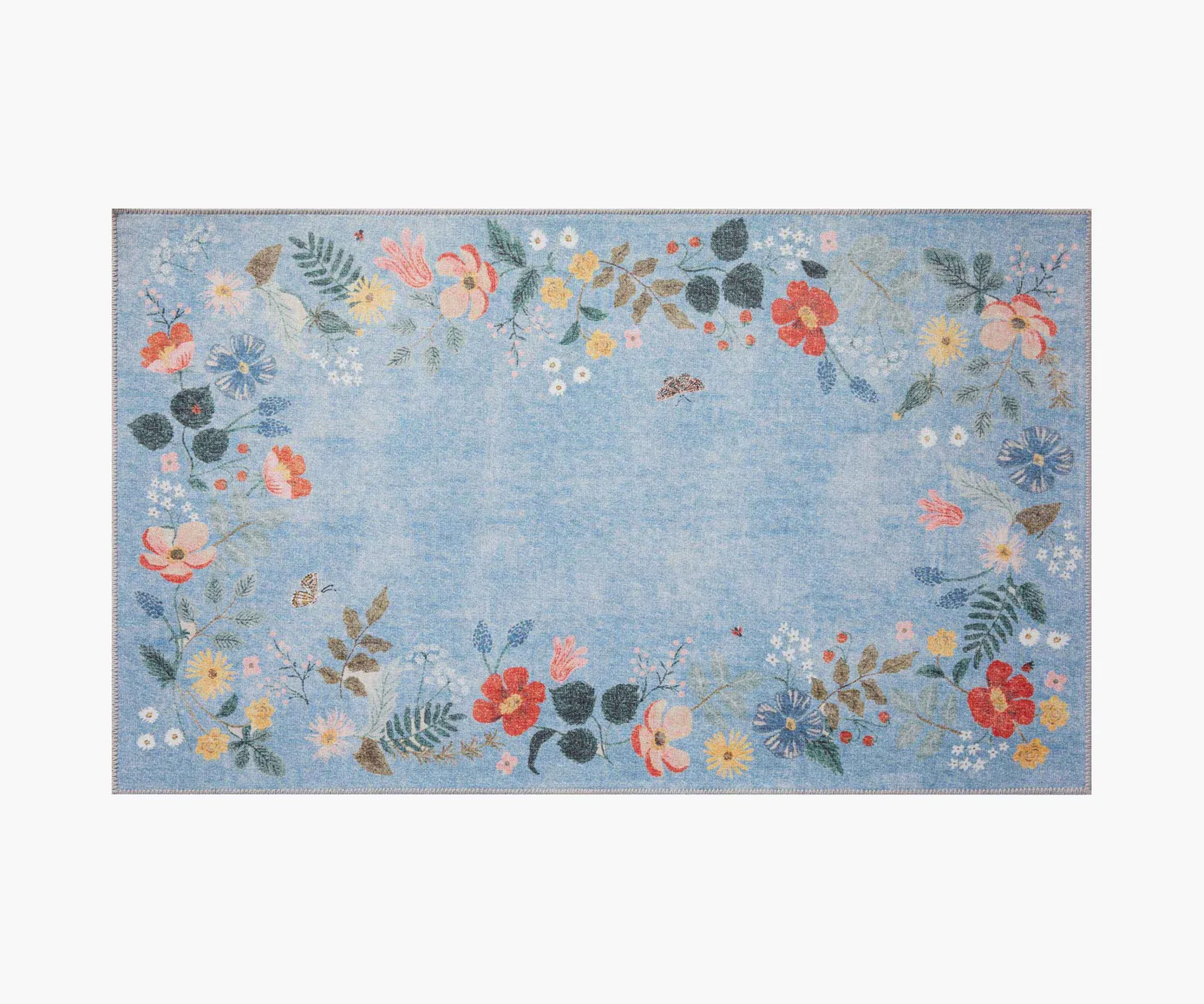 Atelier Strawberry Fields Border Non-Slip Rug