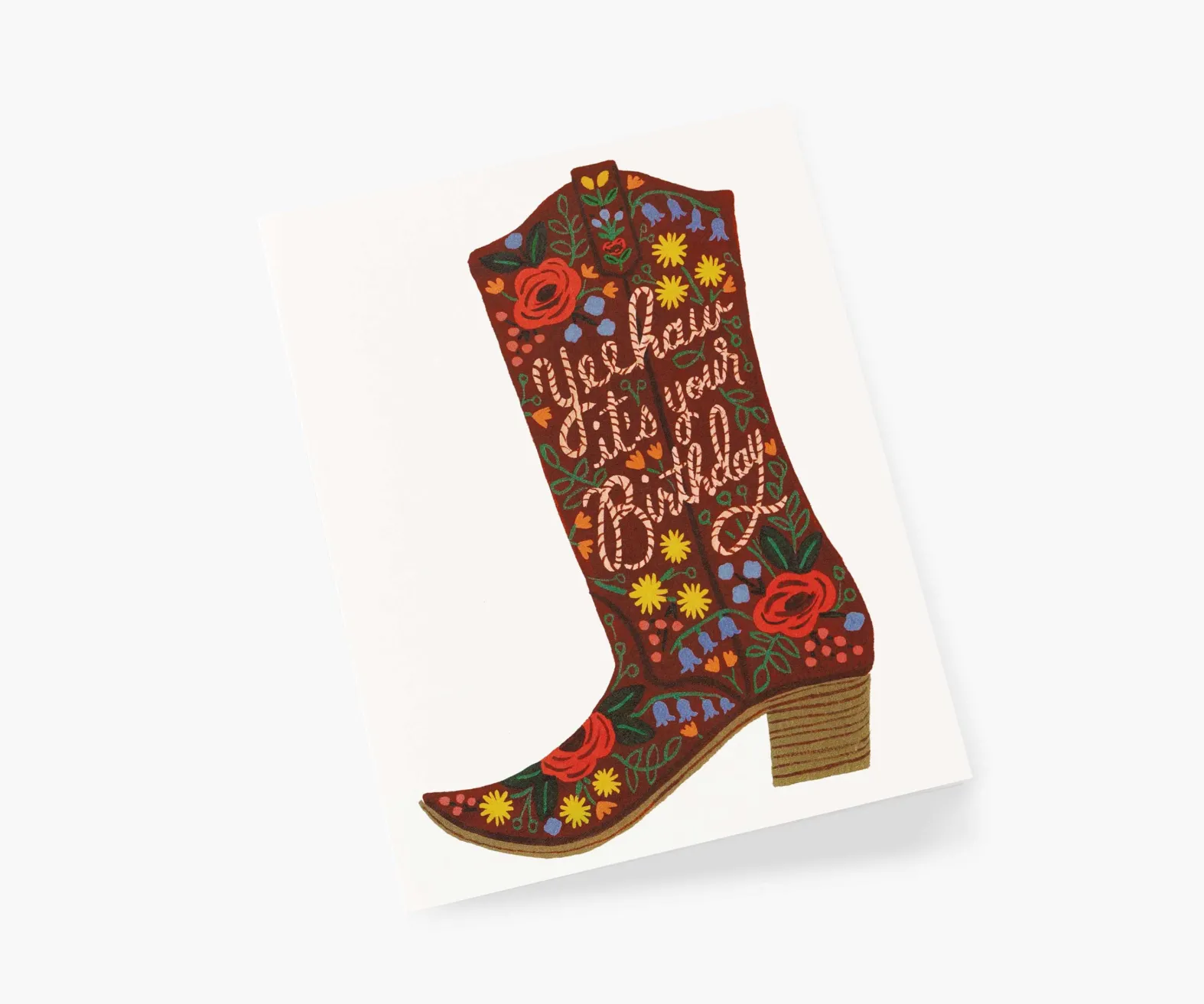 Birthday Boot Birthday Card