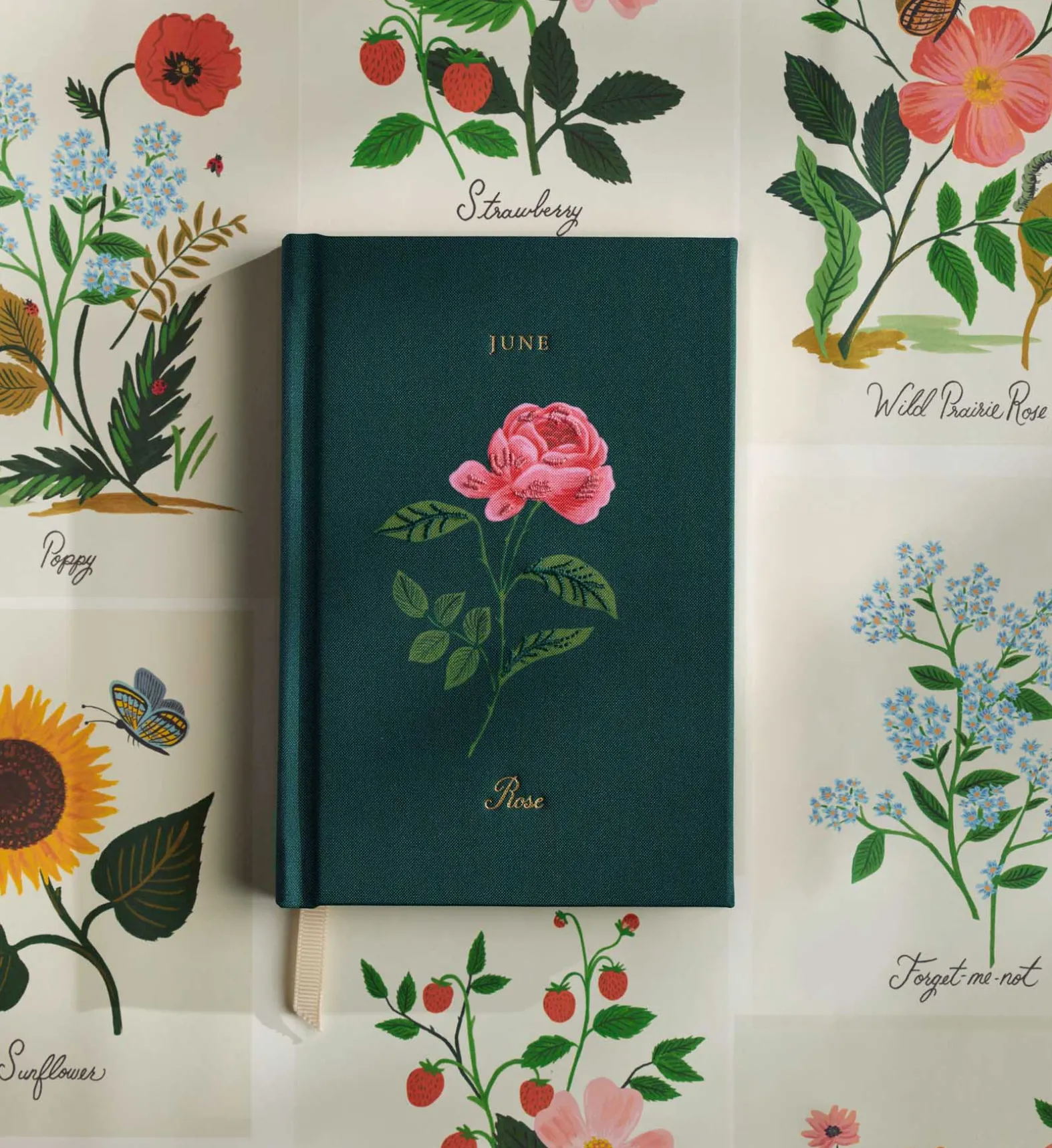 Birth Month Mini Embroidered Journal