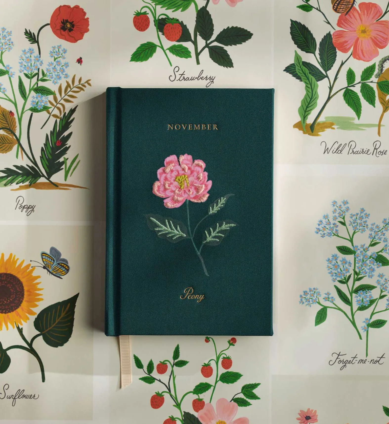 Birth Month Mini Embroidered Journal
