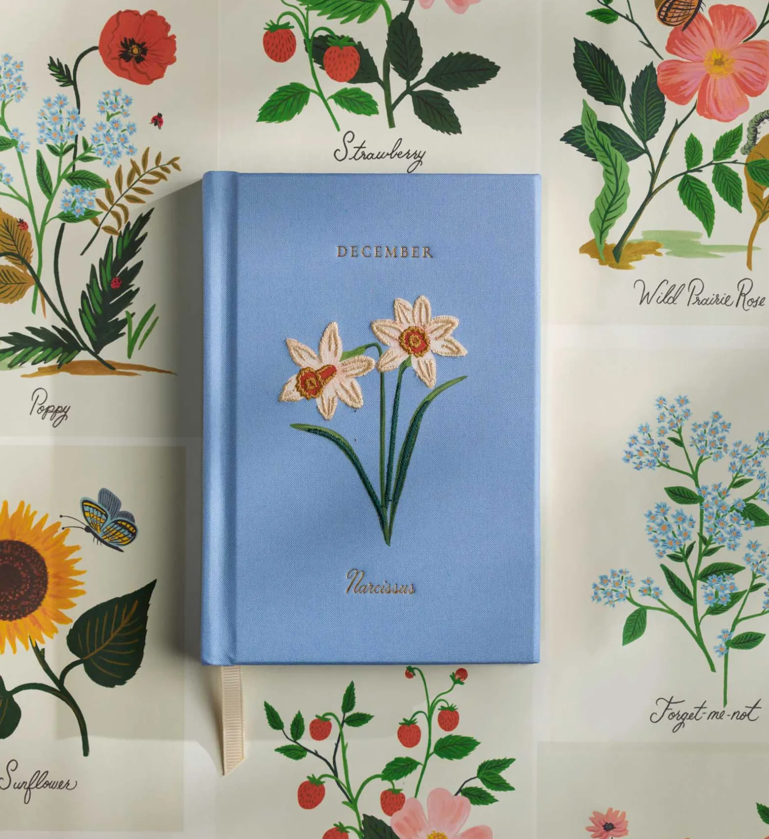 Birth Month Mini Embroidered Journal