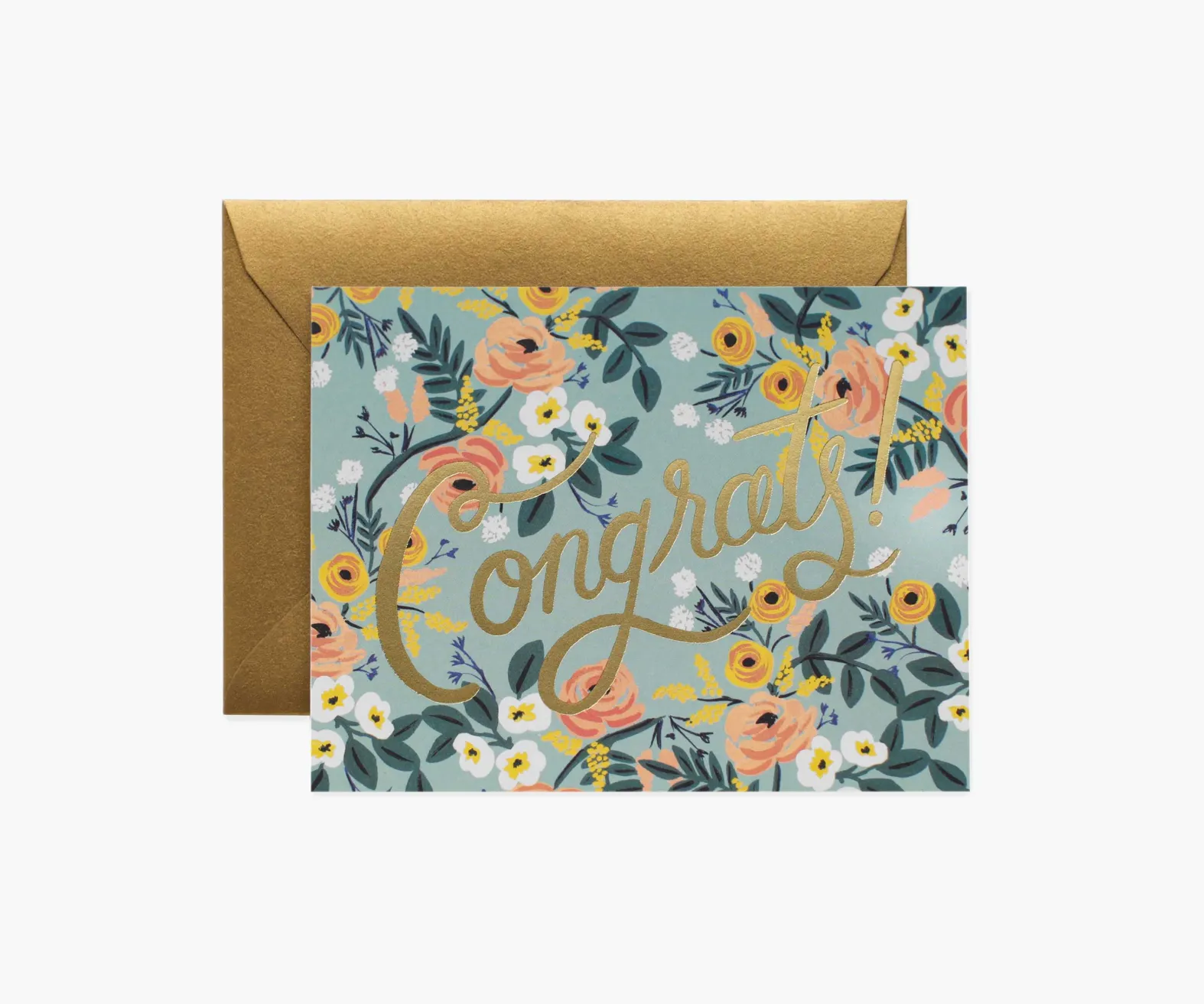 Blue Meadow Congrats Card