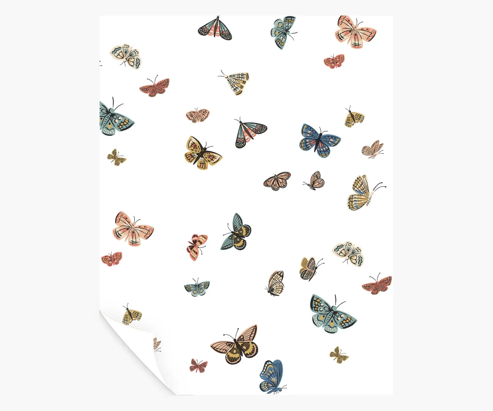 Butterfly House Peel & Stick Wallpaper Sample