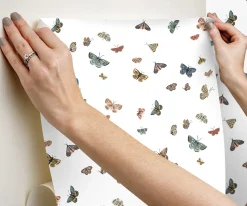 Butterfly House Peel & Stick Wallpaper