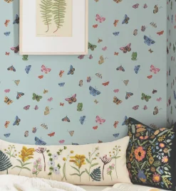Butterfly House Peel & Stick Wallpaper