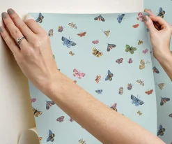 Butterfly House Peel & Stick Wallpaper