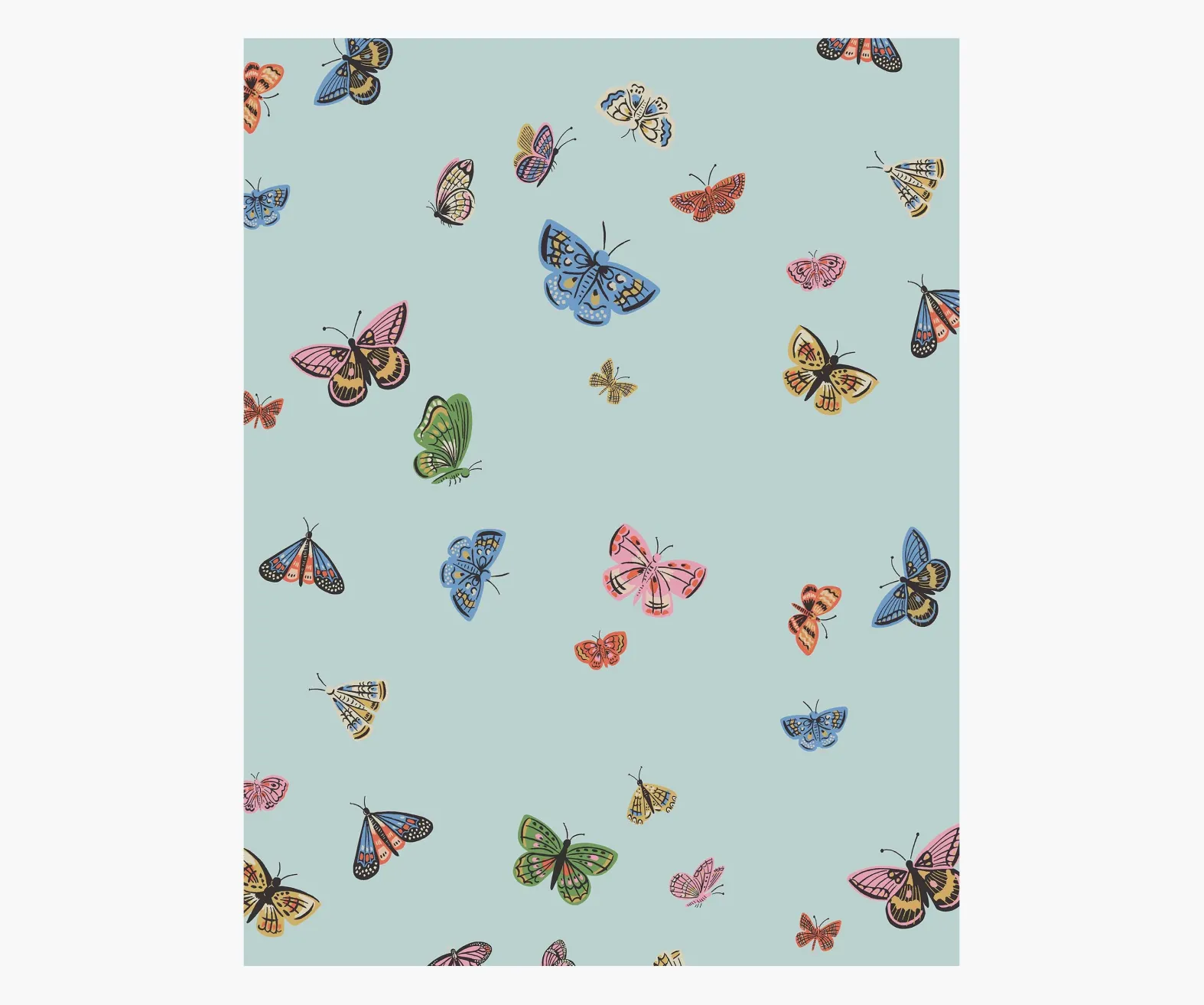 Butterfly House Wallpaper