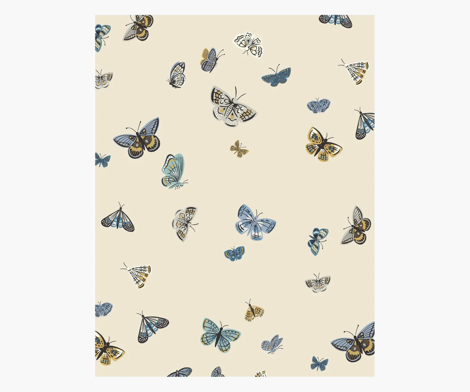 Butterfly House Wallpaper