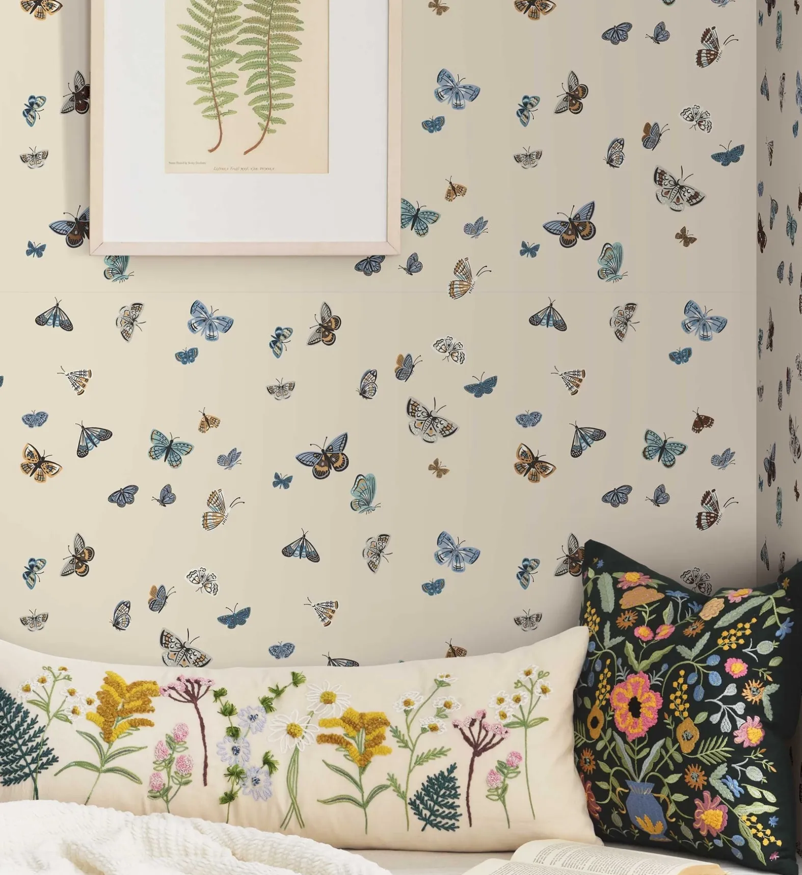 Butterfly House Wallpaper