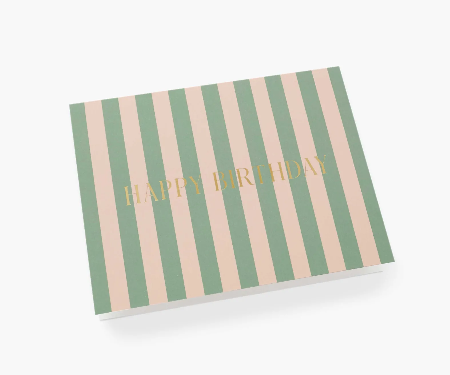 Cabana Stripe Birthday Card