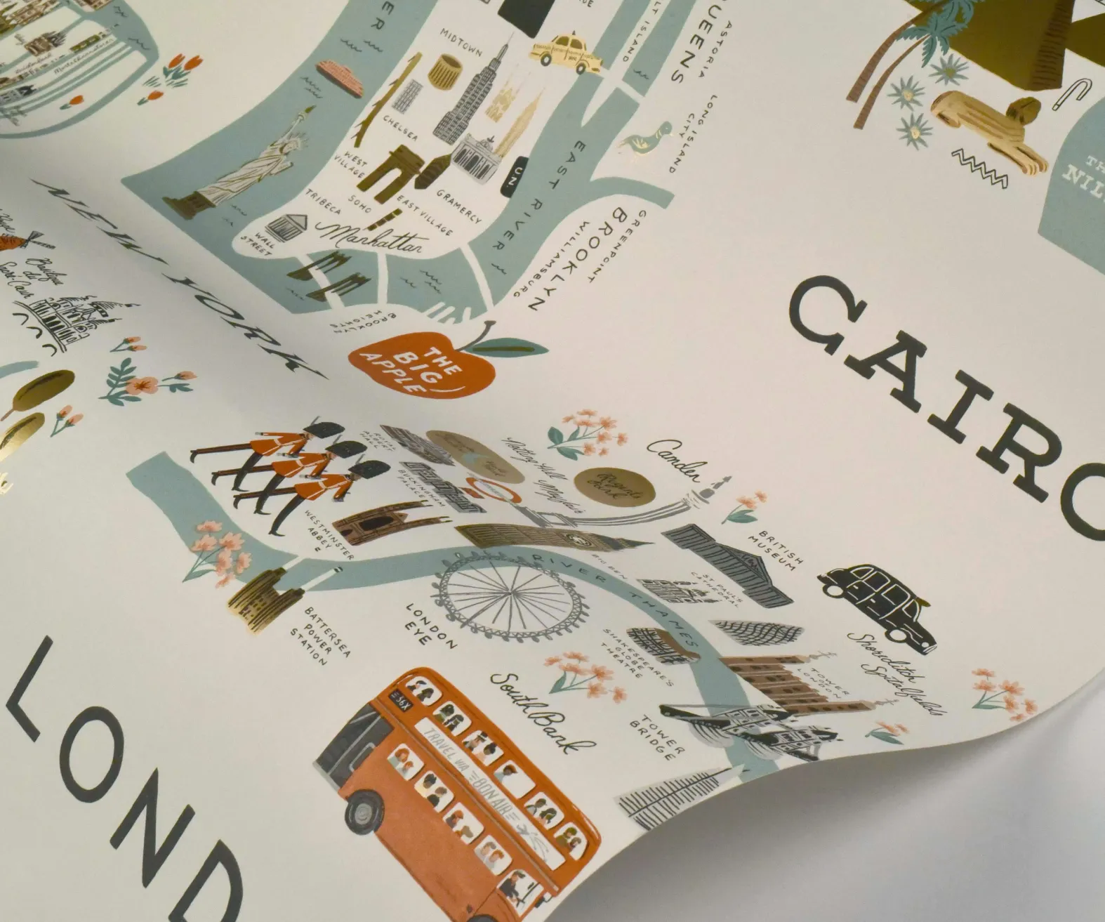 City Maps Wallpaper Sample