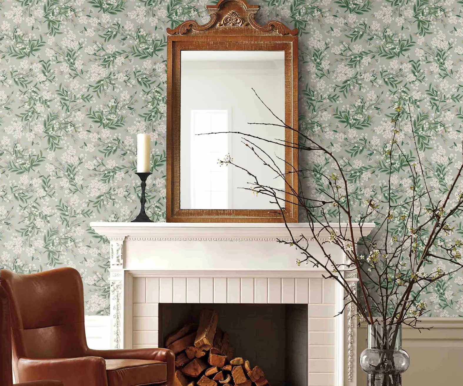 Cornflower Wallpaper Sample