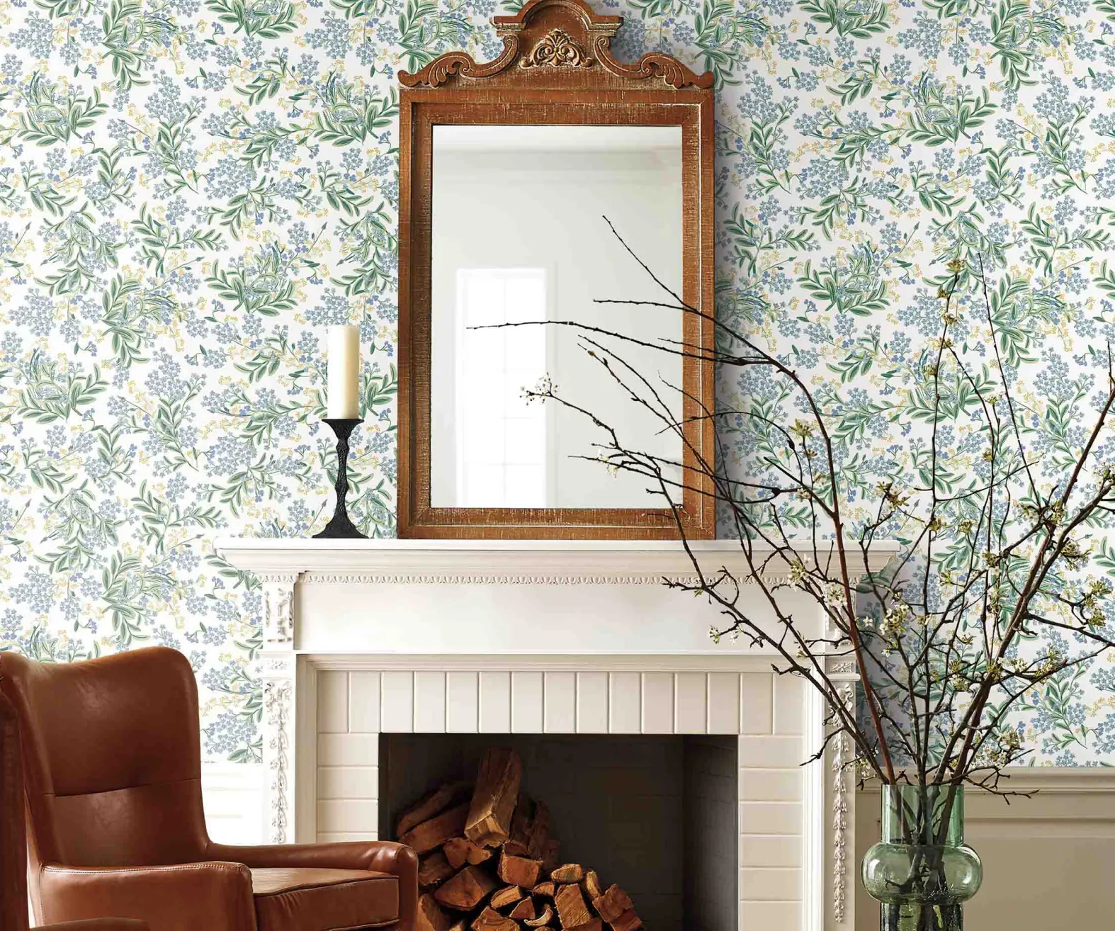 Cornflower Wallpaper Sample