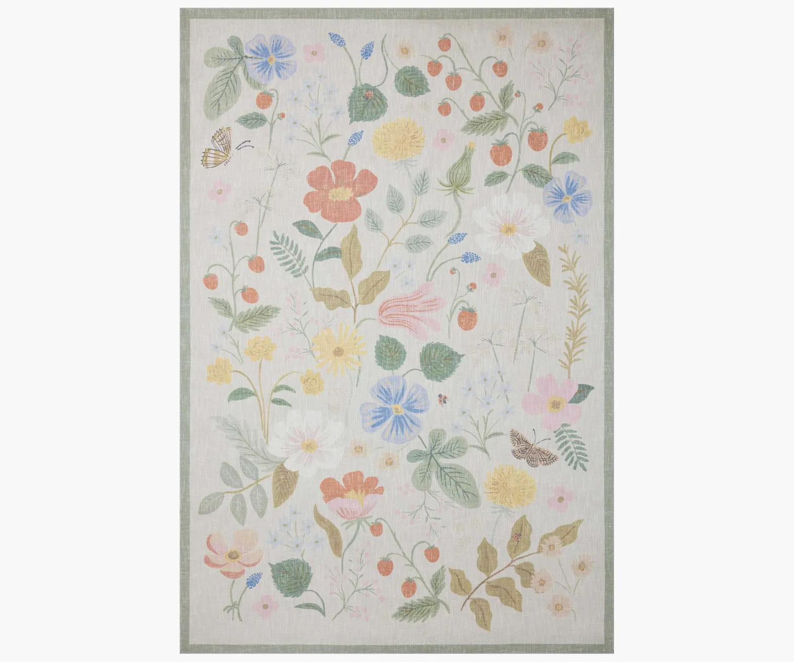 Cotswolds Strawberry Fields Power Loomed Rug