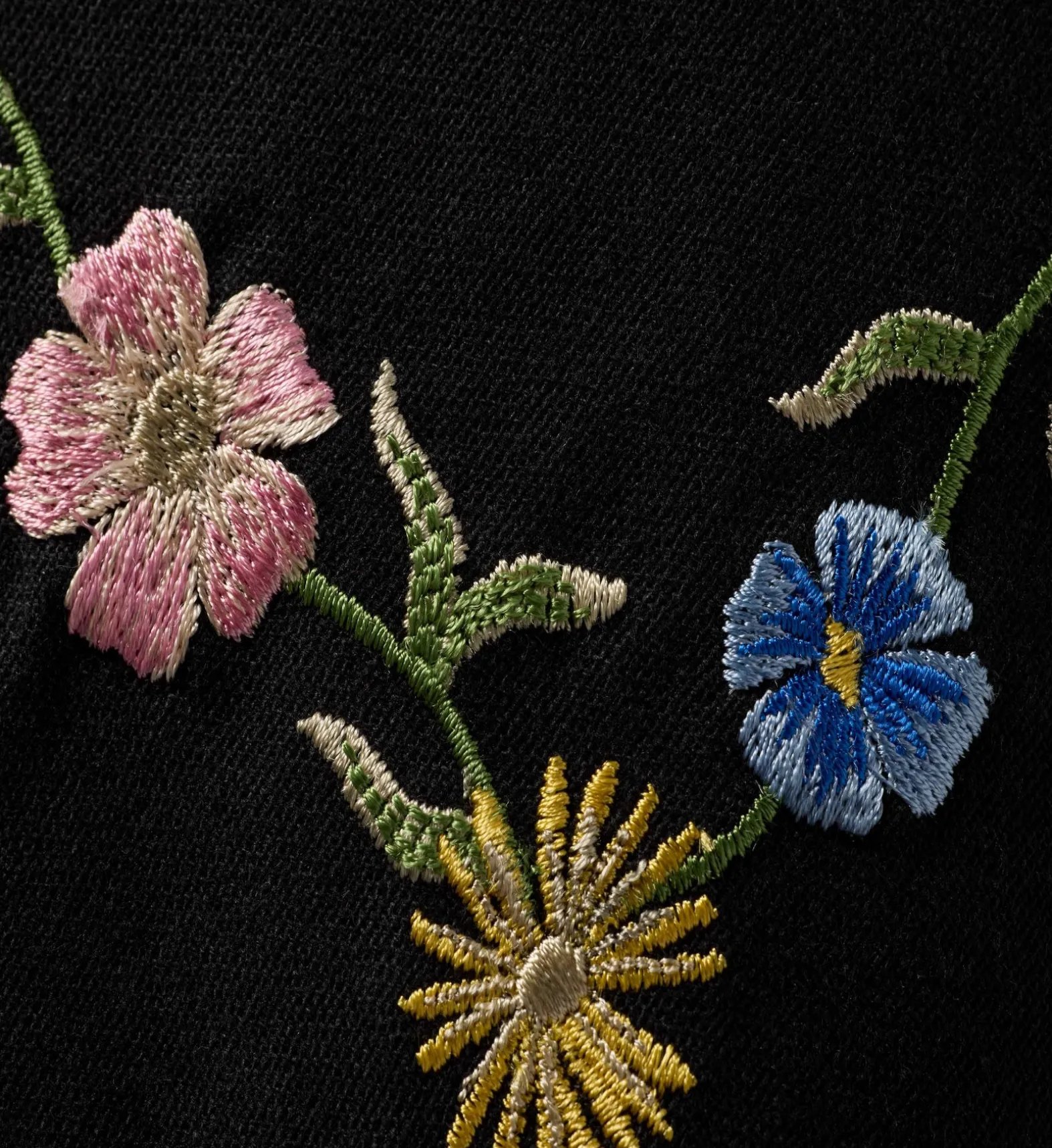 Curio Border Embroidered Pillow