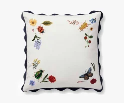 Curio Vignette Embroidered Pillow