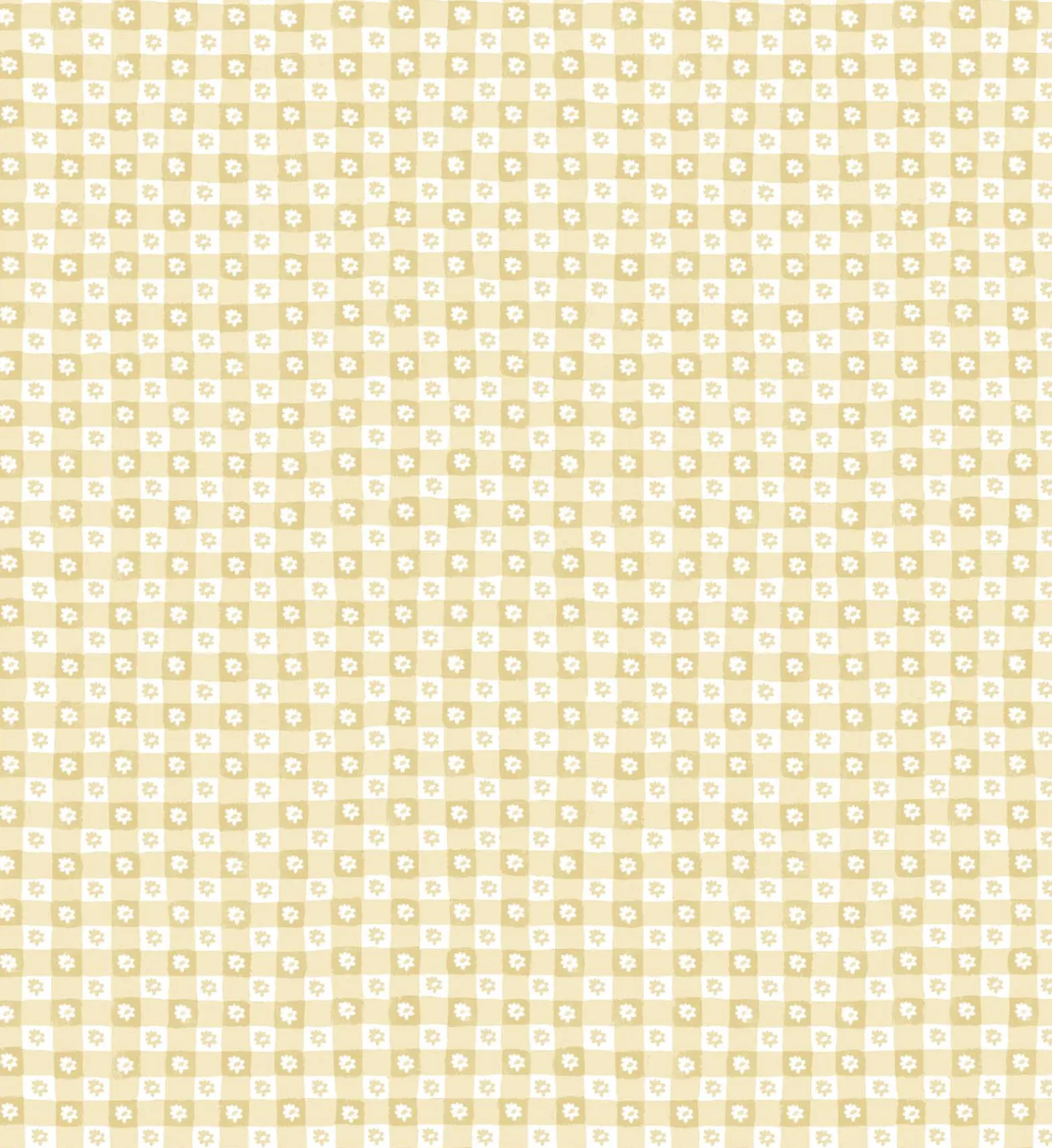 Daisy Gingham Peel & Stick Wallpaper Sample