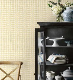 Daisy Gingham Peel & Stick Wallpaper Sample