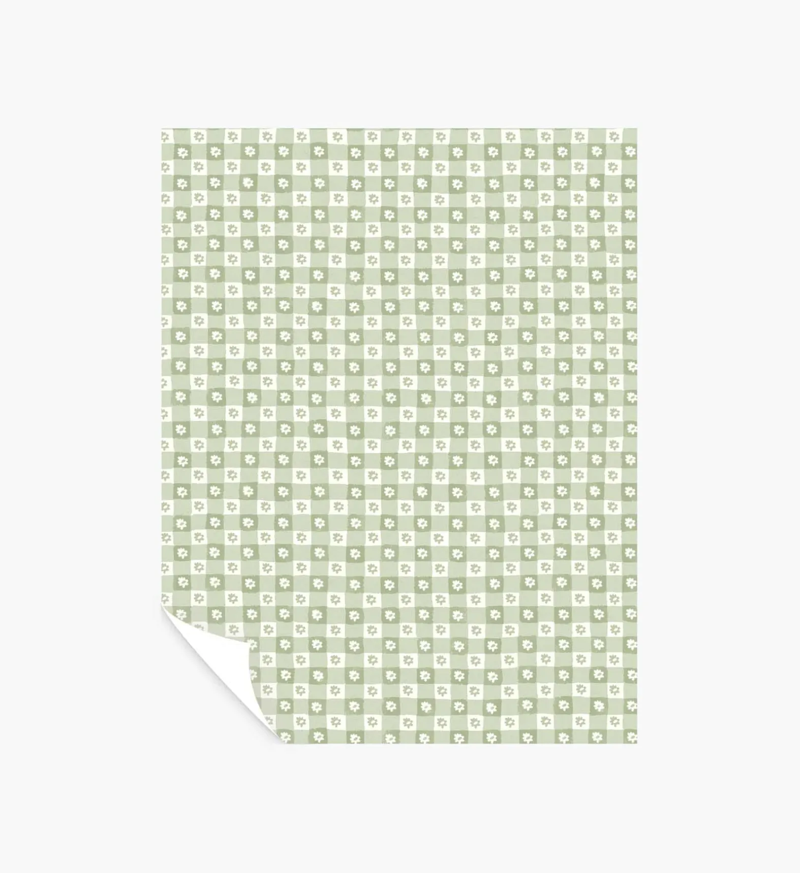 Daisy Gingham Peel & Stick Wallpaper