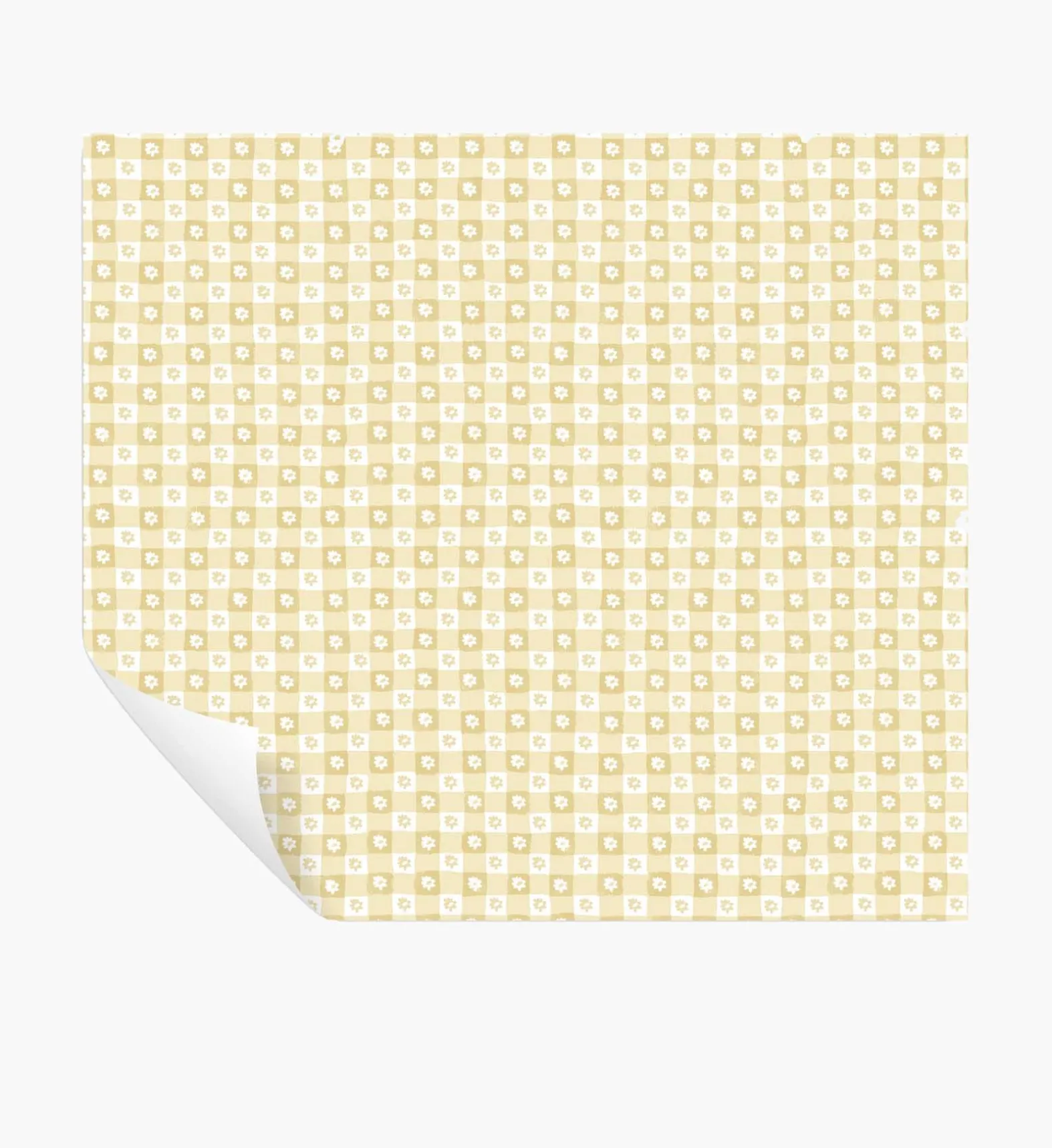 Daisy Gingham Peel & Stick Wallpaper