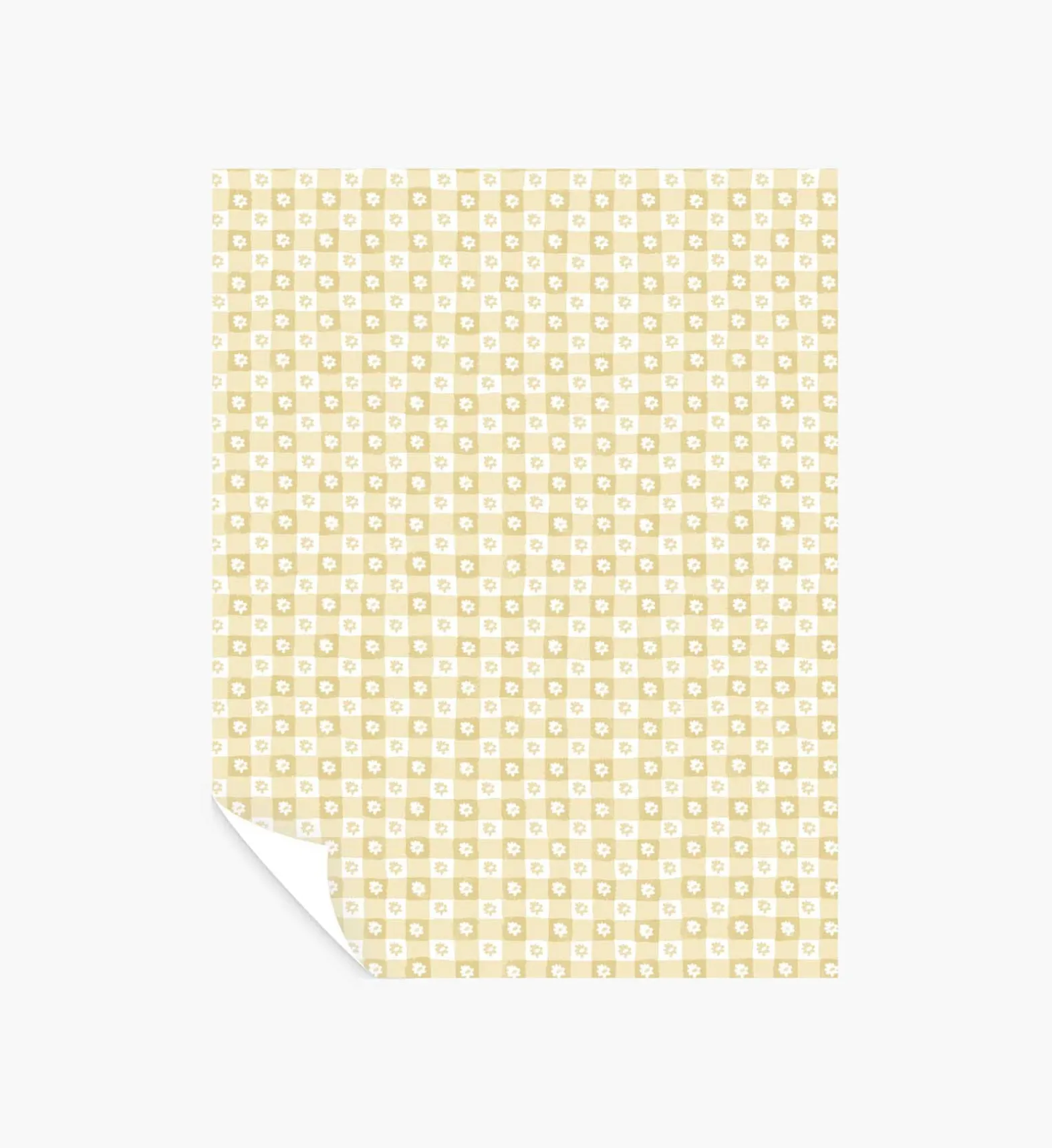 Daisy Gingham Peel & Stick Wallpaper