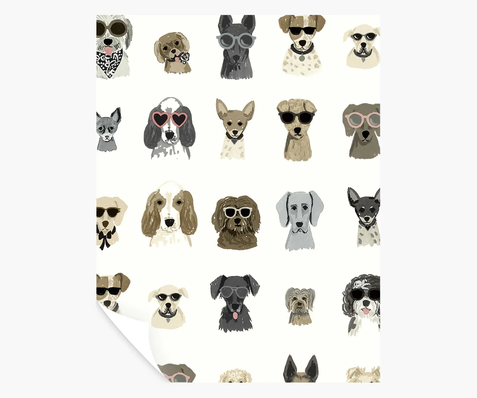 Dog Days Peel & Stick Wallpaper