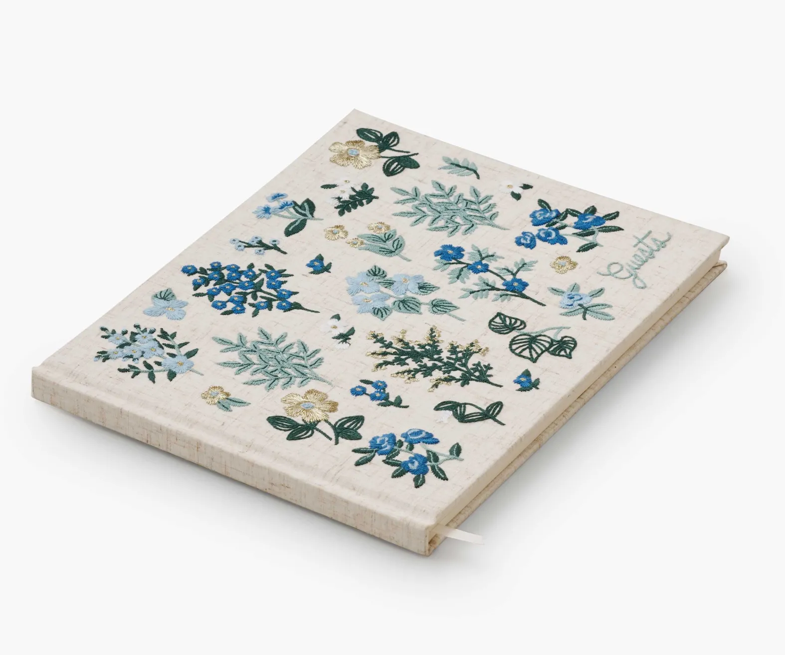Embroidered Guest Book