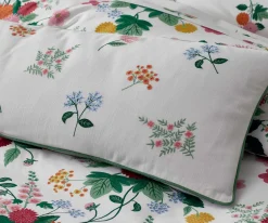 Embroidered Lumbar Pillow Cover