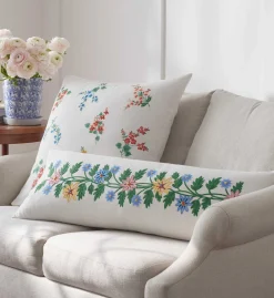 Embroidered Pillow Cover
