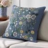 Embroidered Pillow Cover