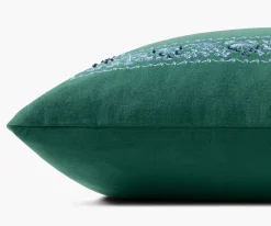 Estee Border Embroidered Pillow