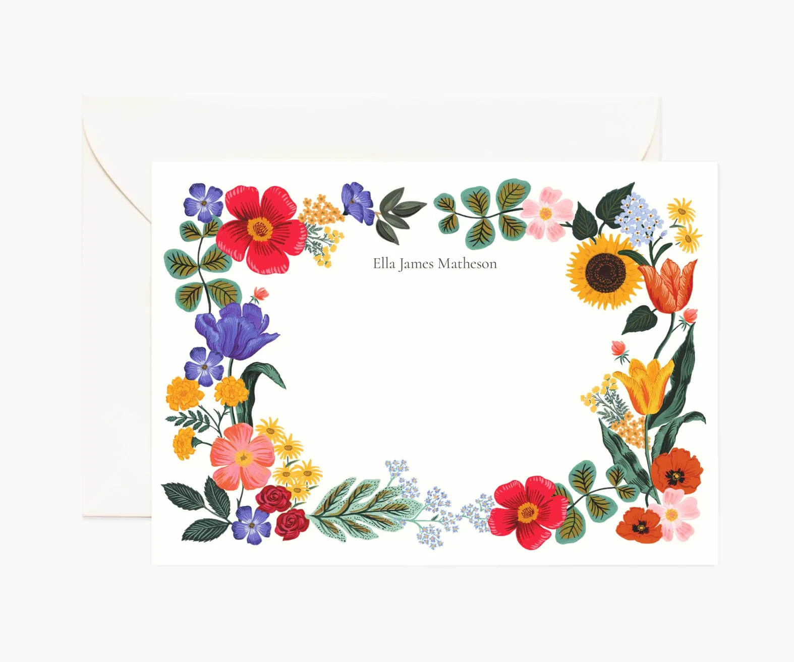 Floral Personalized Stationery