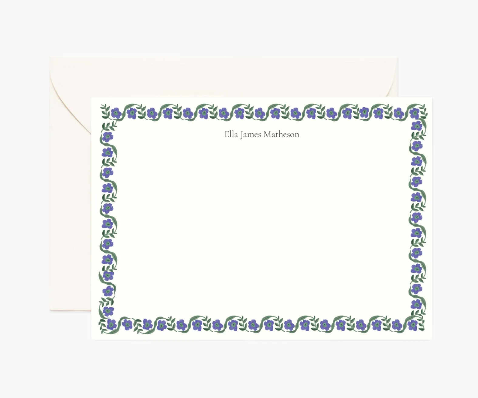Floral Personalized Stationery