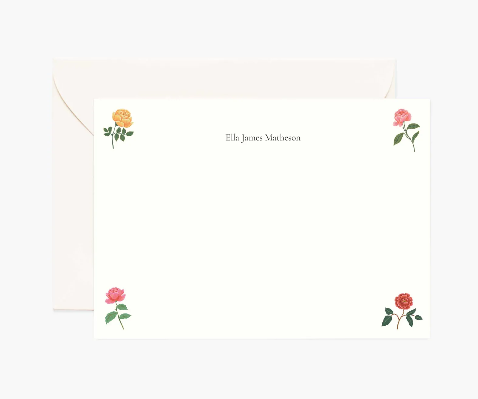 Floral Personalized Stationery