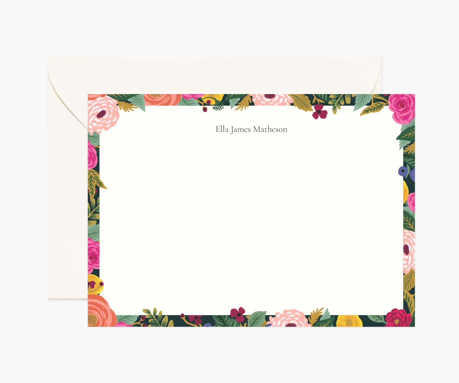 Floral Personalized Stationery