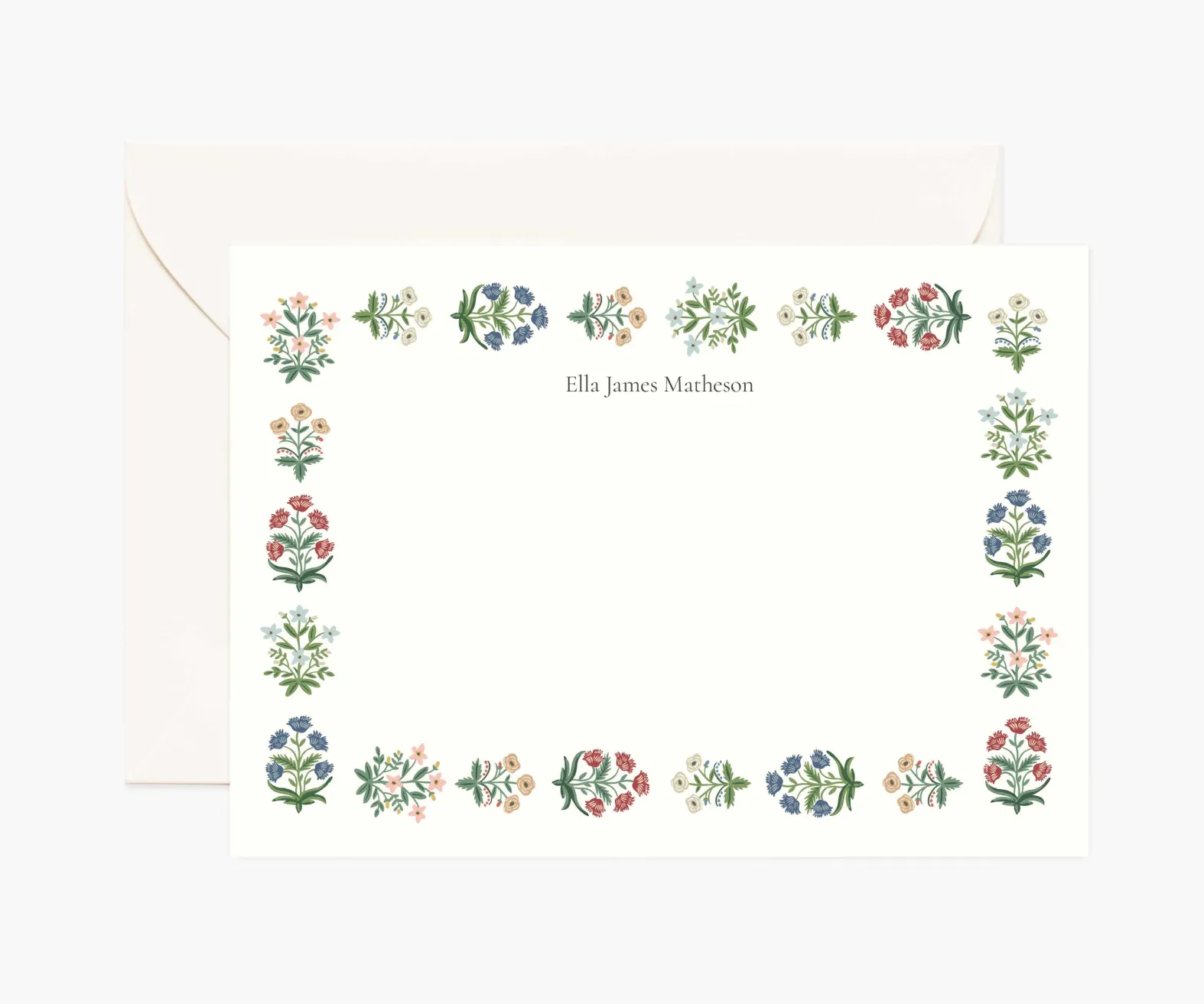 Floral Personalized Stationery