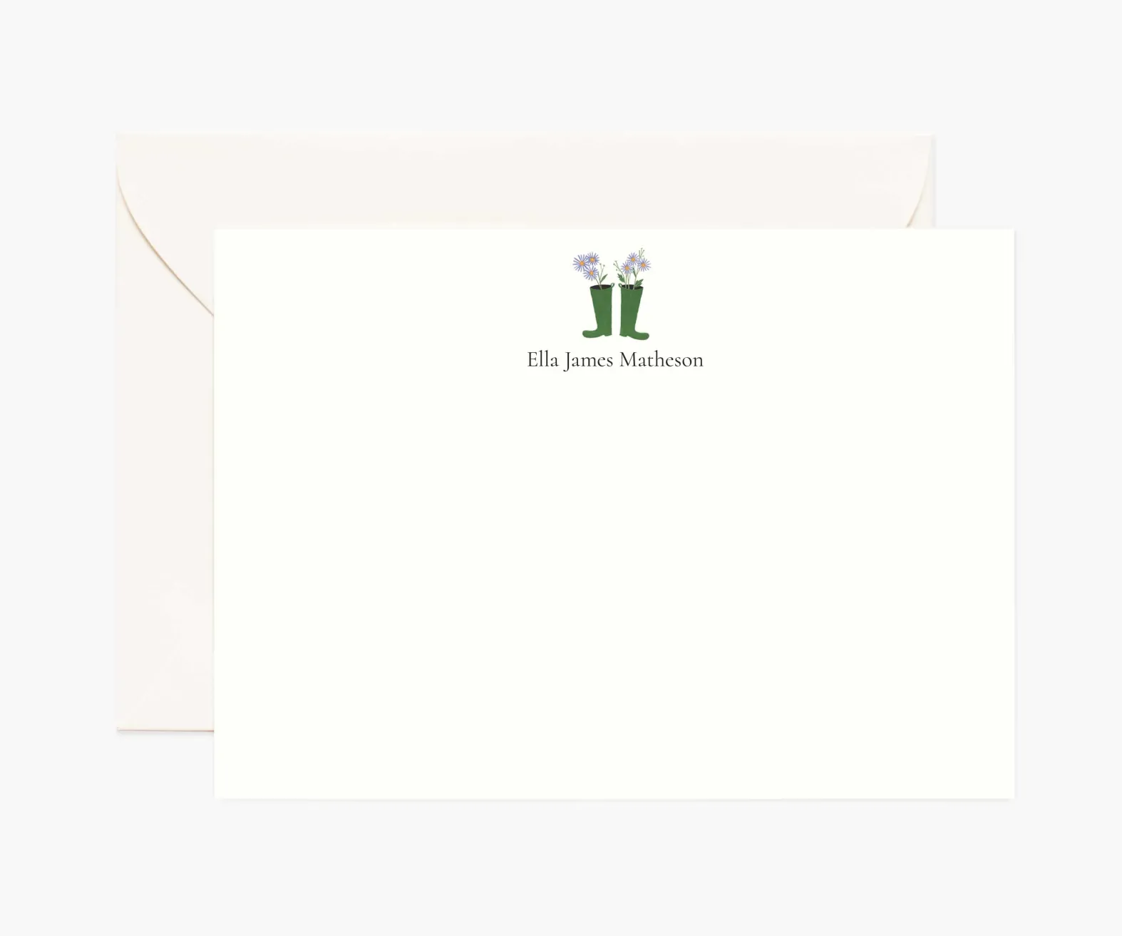 Floral Personalized Stationery