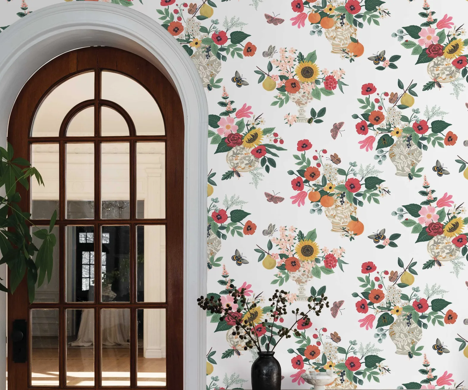 Flower Studies Wallpaper Sample