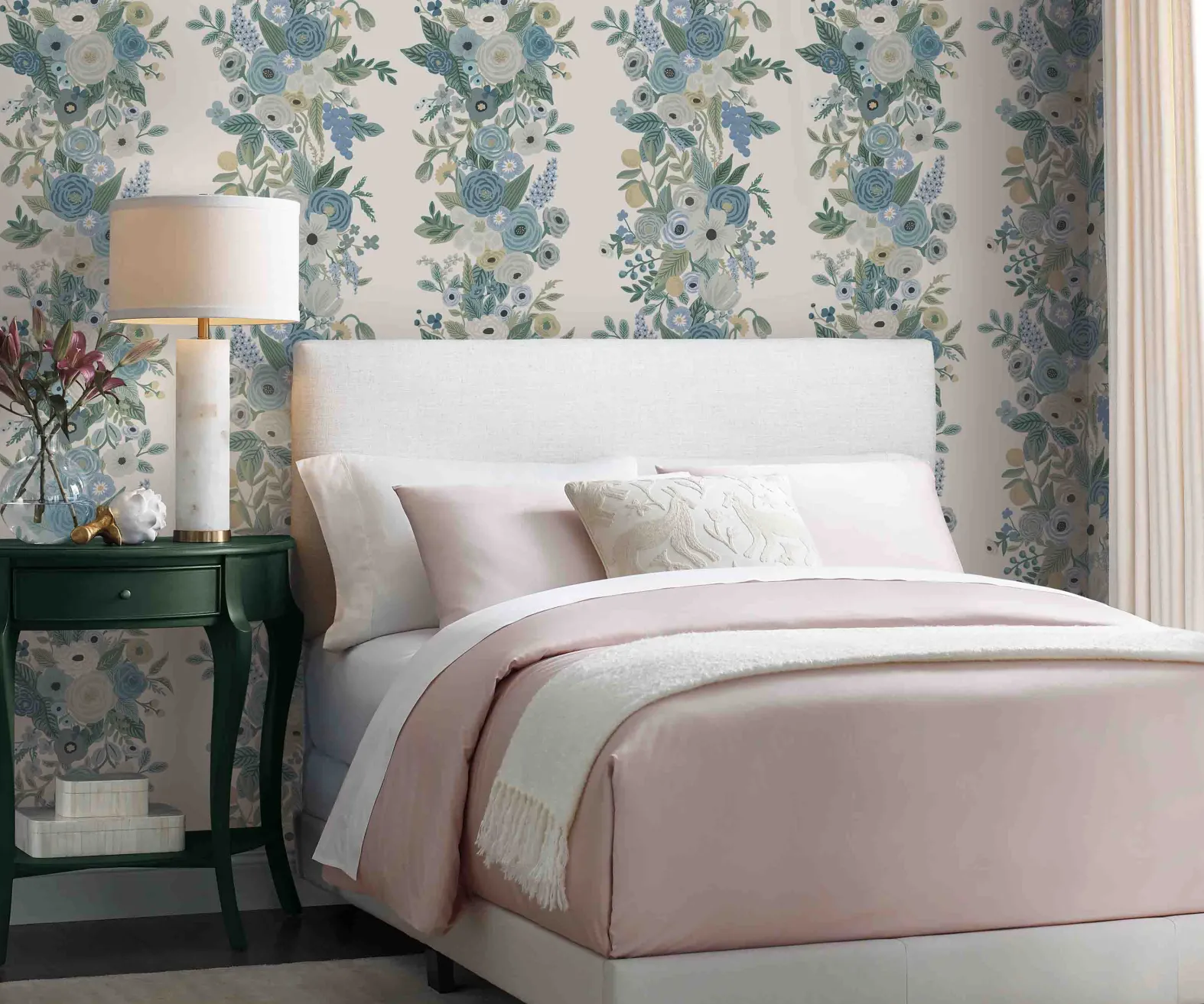 Garden Party Trellis Wallpaper Sample
