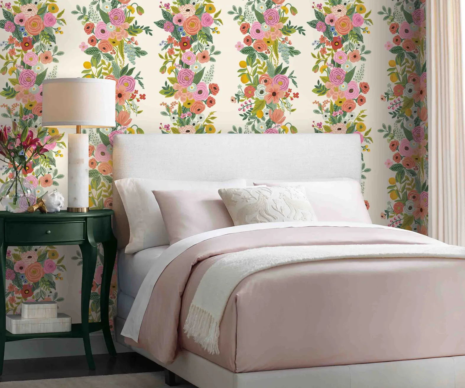 Garden Party Trellis Wallpaper Sample