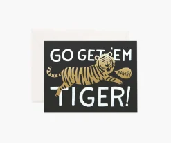 Go Get 'Em Tiger Encouragement Card