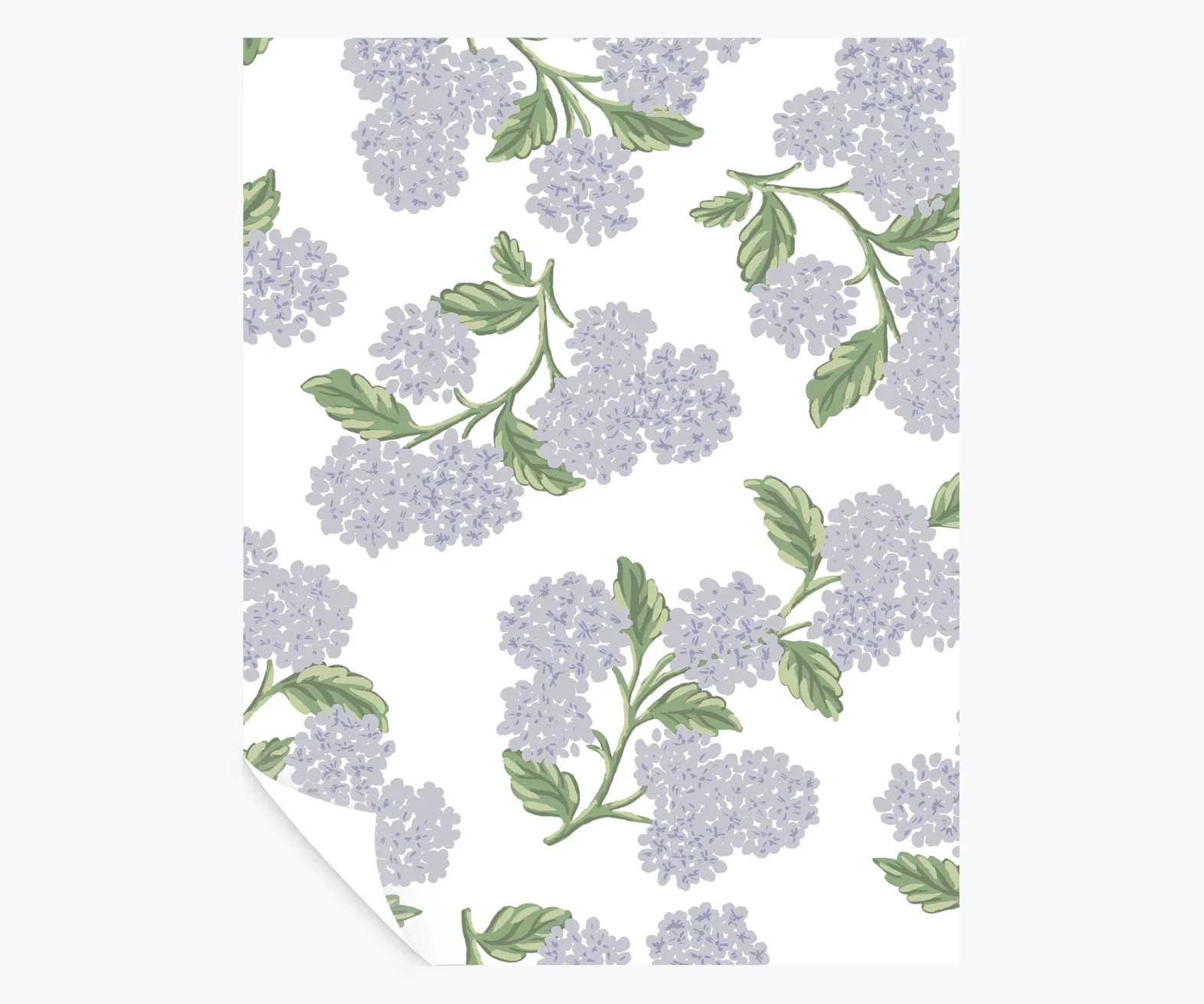 Hydrangea Peel & Stick Wallpaper Sample