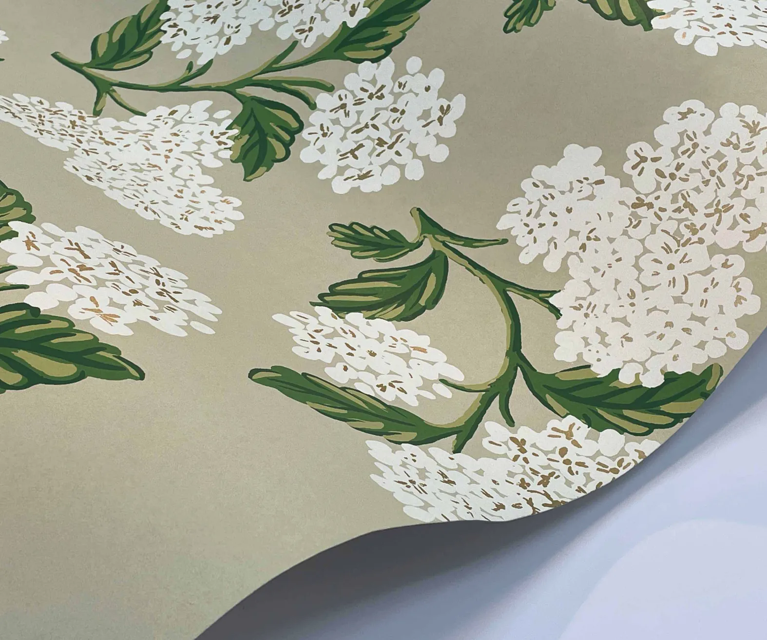 Hydrangea Wallpaper Sample