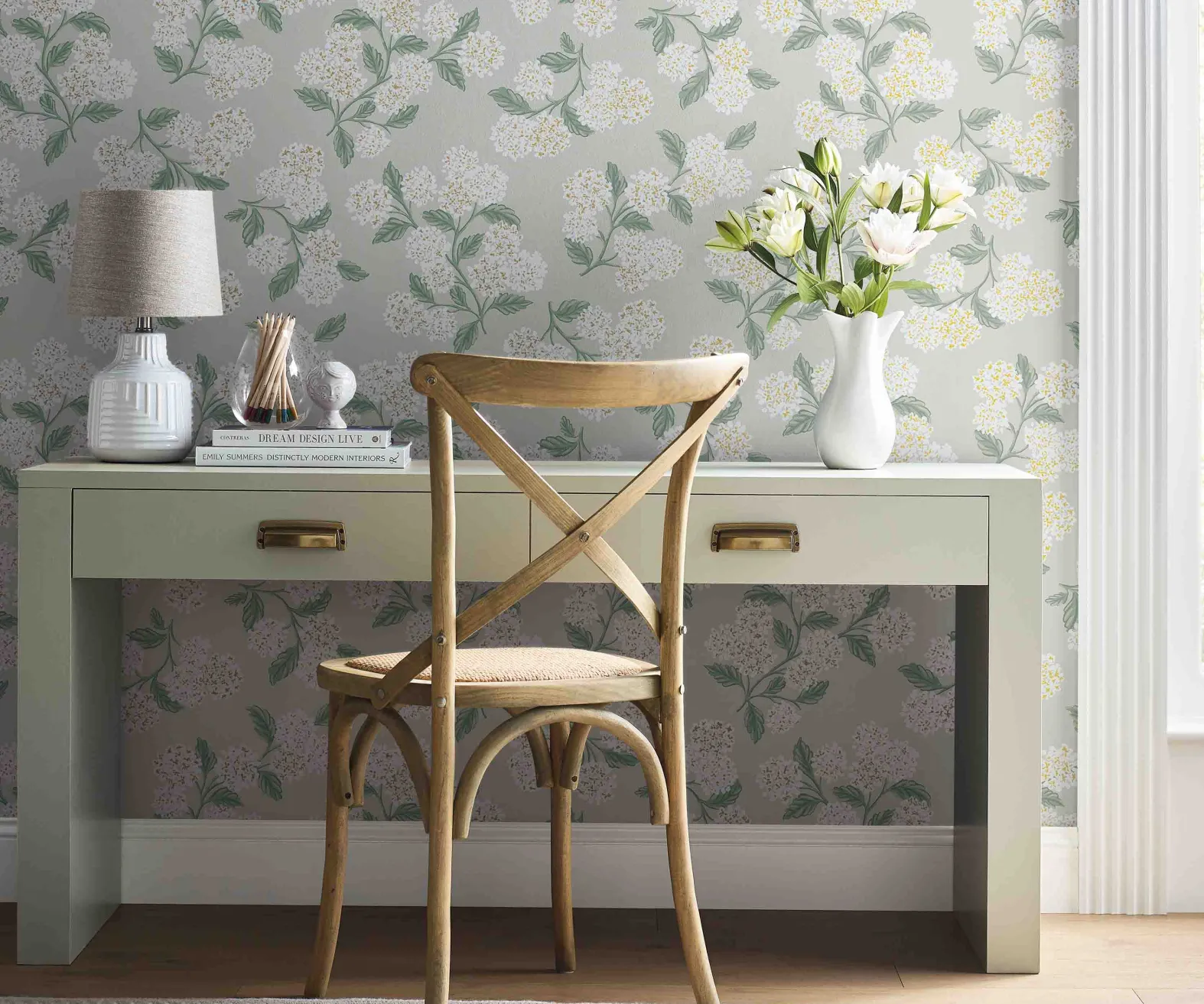 Hydrangea Wallpaper Sample