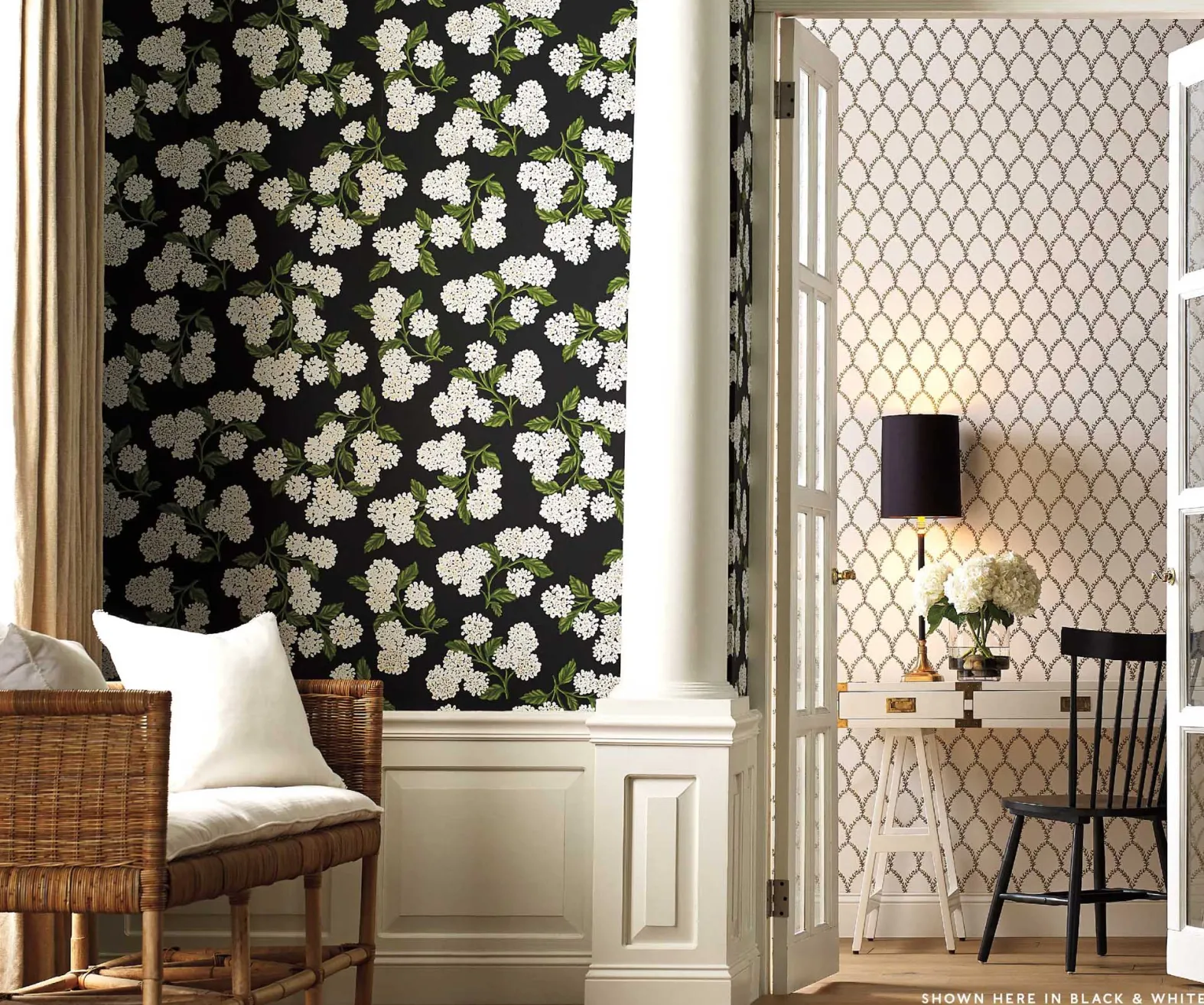 Hydrangea Wallpaper Sample