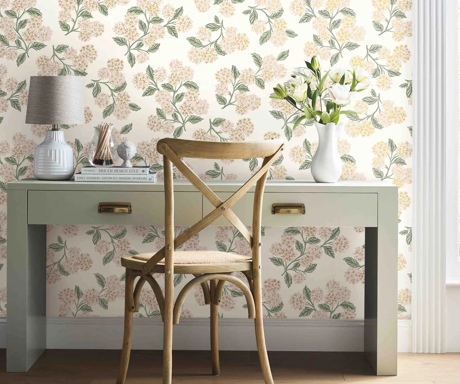 Hydrangea Wallpaper Sample