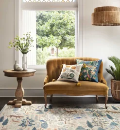 Jungle Embroidered Pillow