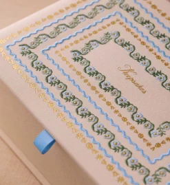 Large Embroidered Keepsake Box