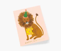 Lion Birthday Card