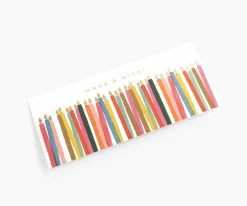 Make A Wish Candles Money Holder Birthday Card